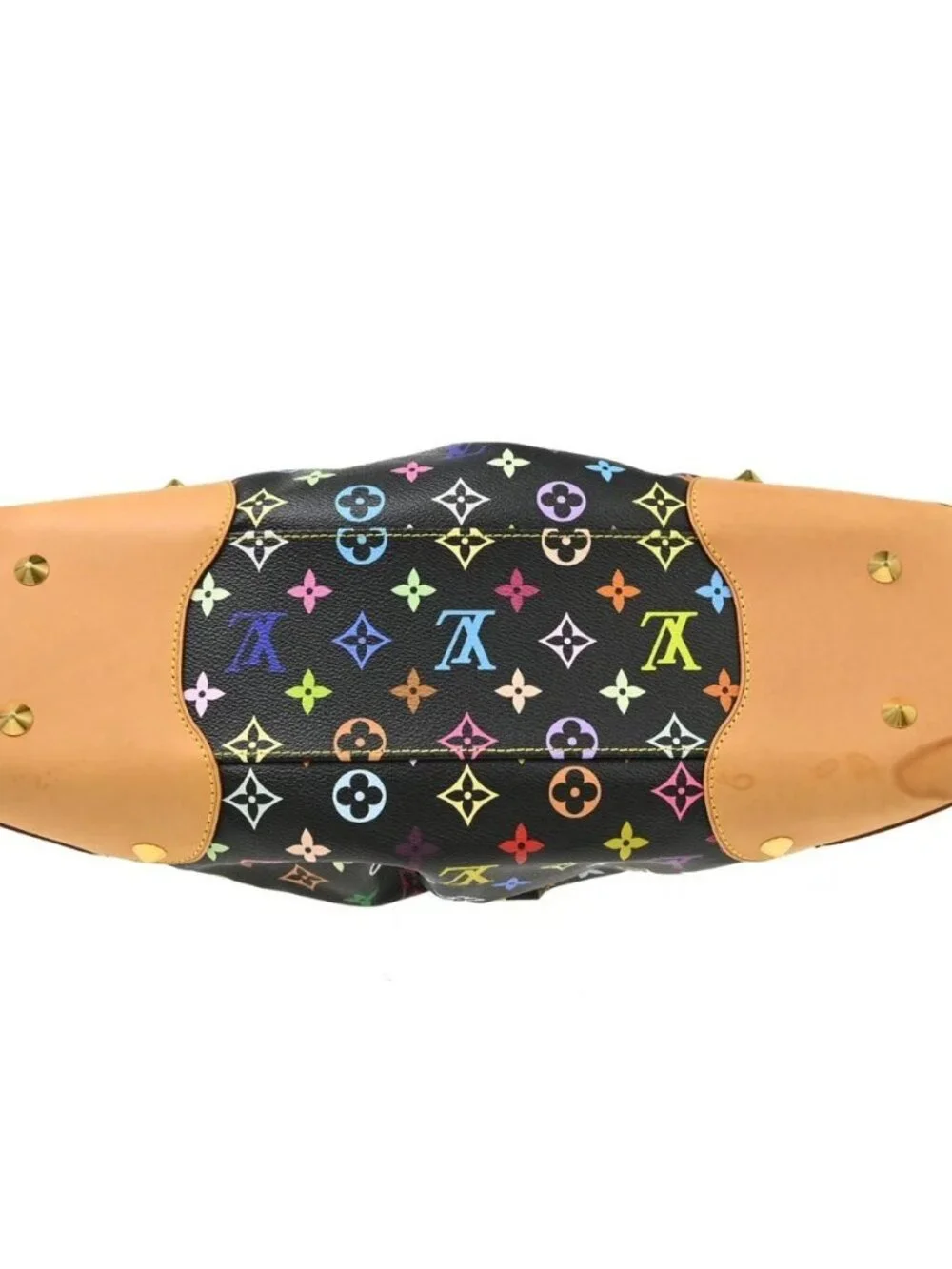 Louis Vuitton Black Multicolor Judy GM 2way Handbag M40254
